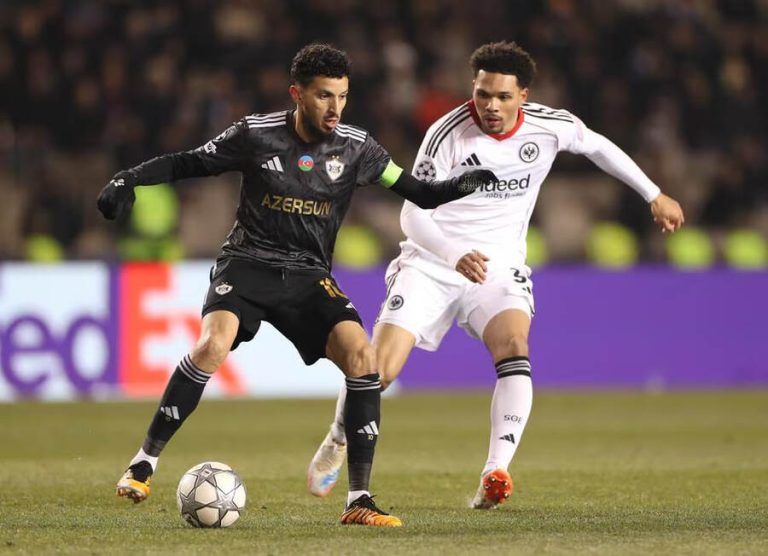 Qarabag vs Eintracht Frankfurt (00:45 – 22/01) | Xem lại trận đấu